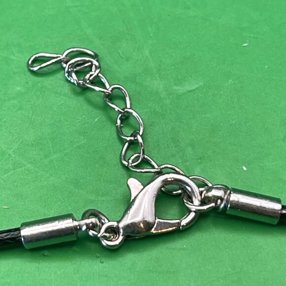 Tree Life Necklace Black tourmaline Crystal Chip Pendant Bohemian Hippie Jewelry - Picture 7 of 8